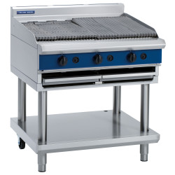 Blue Seal Evolution Series G596-LS - 900mm Gas Chargrill ? Leg Stand