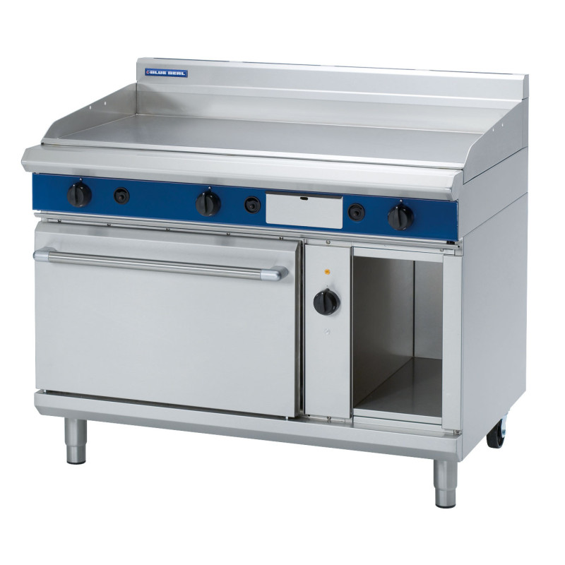 Blue Seal Evolution Series GPE508 - 1200mm Gas Griddle Electric Static Oven Range