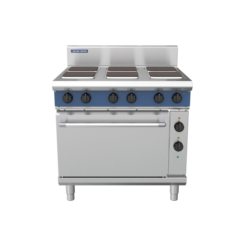 Blue Seal Evolution Series E56S - 900mm Electric Range Convection Oven Sealed Hobs