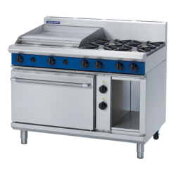 Blue Seal Evolution Series GE508B - 1200mm Gas Range Electric Static Oven