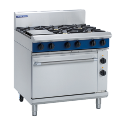 Blue Seal Evolution Series GE506D - 900mm Gas Range Electric Static Oven