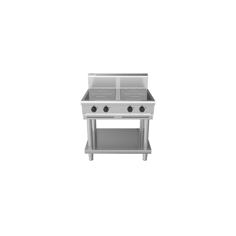 Waldorf 800 Series IN8400R3F-LS - 900mm Electric Induction Cooktop - Leg Stand