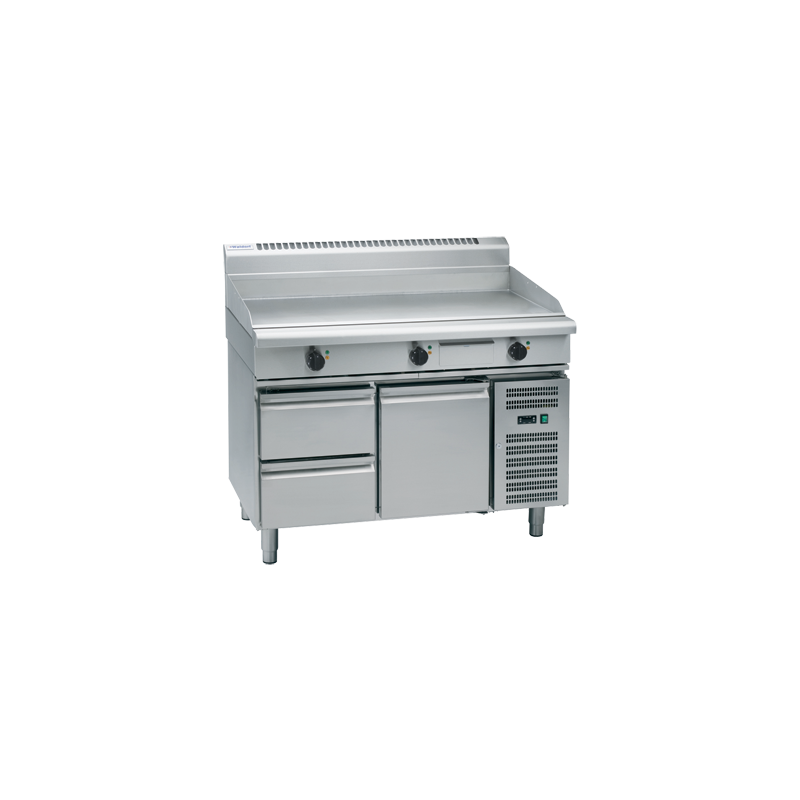 Waldorf 800 Series GP8120E-RB - 120mm Electric Griddle - Refrigerated Base