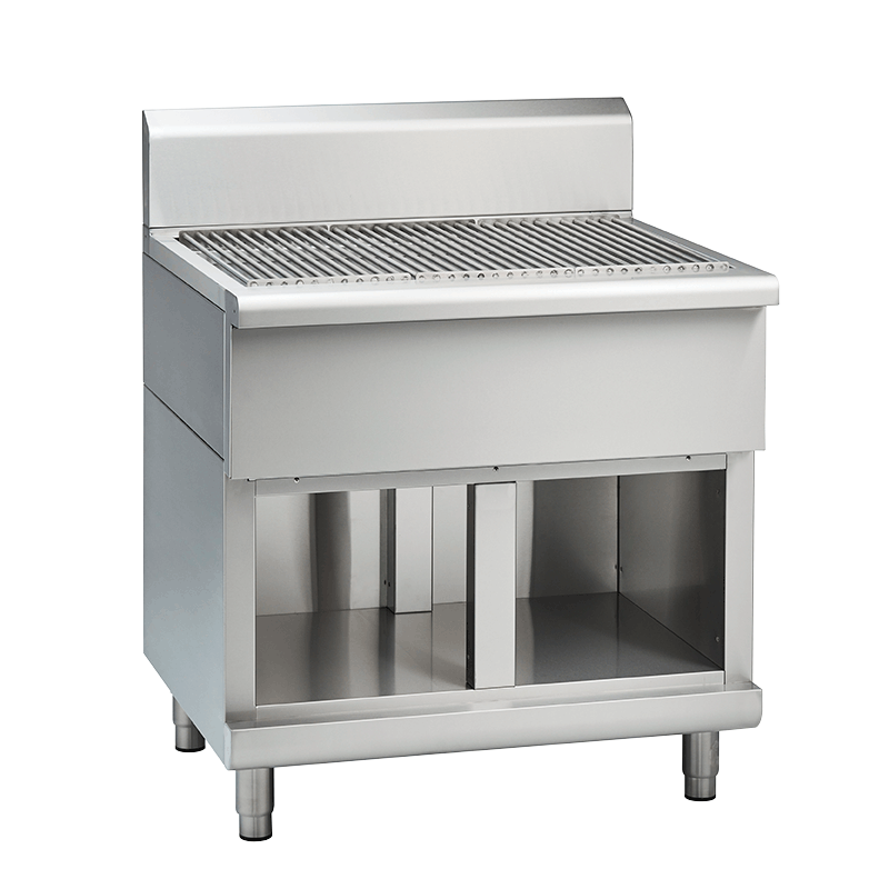 Waldorf 800 Series SFL8900-CB - 900mm Solid Fuel Grill - Low Back Version - Cabinet Base