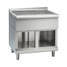 Waldorf 800 Series SF8900-CB - 900mm Solid Fuel Grill - 215mm Splashback Version - Cabinet Base