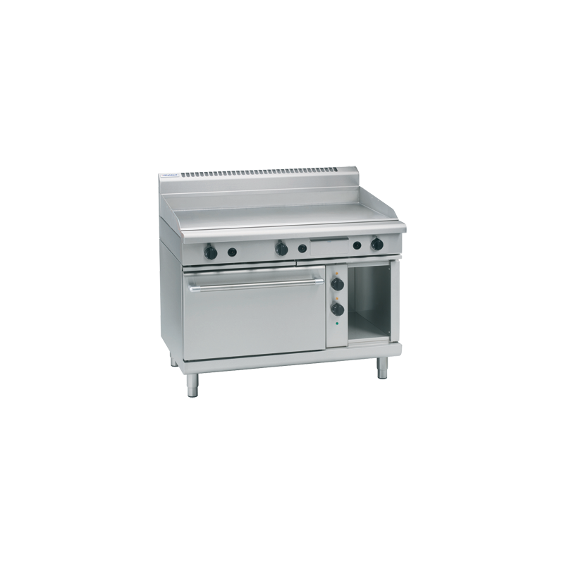 Waldorf 800 Series GP8121GE - 1200mm Gas Griddle Electric Static Oven Range