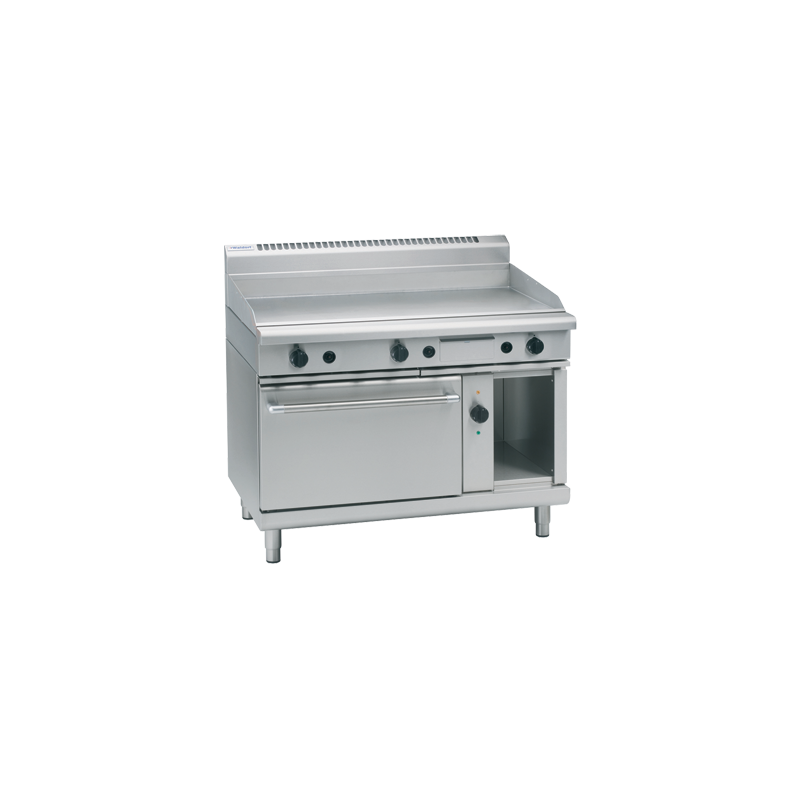 Waldorf 800 Series GP8121GEC - 1200mm Gas Griddle Electric Convection Oven Range