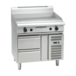 Waldorf 800 Series GP8900G-RB - 900mm Gas Griddle ? Refrigerated Base