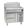 Waldorf 800 Series RN8100G-RB - 900mm Gas Target Top - Refrigerated Base