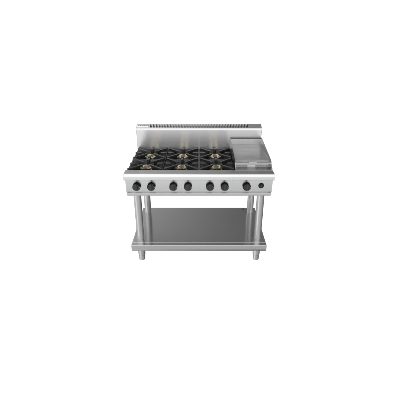 Waldorf 800 Series RN8803G-LS - 1200mm Gas Cooktop ? Leg Stand