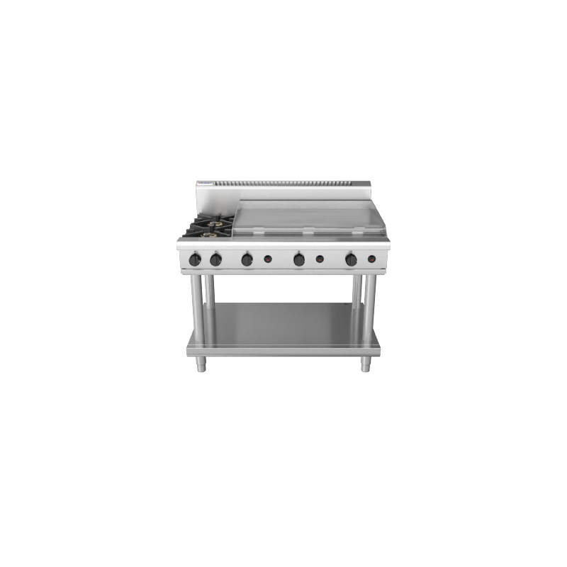 Waldorf 800 Series RN8809G-LS - 1200mm Gas Cooktop ? Leg Stand