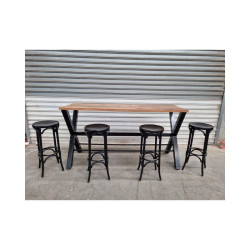 Thonet Bentwood Dining Stools Embossed