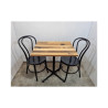 Used Decorative Timber Type Cafe Table