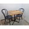 Used Decorative Timber Type Cafe Table