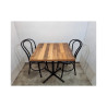 Used Decorative Timber Type Cafe Table Square