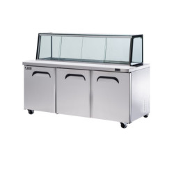 Fresh Refrigeration FSU-72-GC Triple Door Sandwich/Noodle Bar