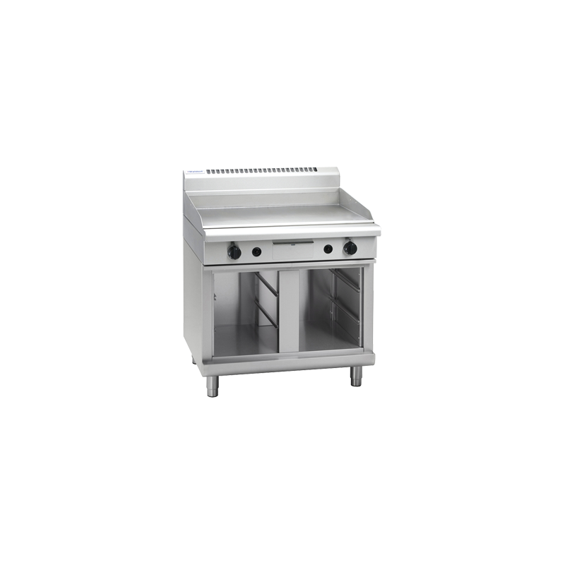 Waldorf 800 Series GPL8900G-CB - 900mm Gas Griddle Low Back Version ? Cabinet Base