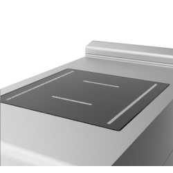 Waldorf 800 Series INL8100F-CB - 450mm Electric Induction Cooktop Low Back Version - Cabinet Base