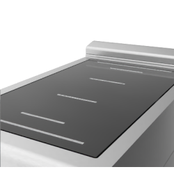 Waldorf 800 Series INL8200R5-CB - 450mm Electric Induction Cooktop Low Back Version - Cabinet Base