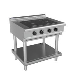 Waldorf 800 Series INL8400F-LS - 900mm Electric Induction Cooktop Low Back Version - Leg Stand