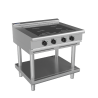 Waldorf 800 Series INL8400R3-LS - 900mm Electric Induction Cooktop Low Back Version - Leg Stand