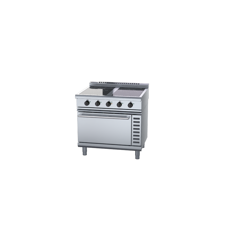 Waldorf 800 Series IN8410ECR5 - 900mm Induction Range Convection Oven