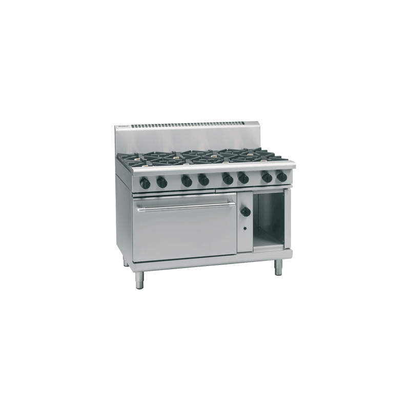 Waldorf 800 Series RNL8819G - 1200mm Gas Range Static Oven Low Back Version