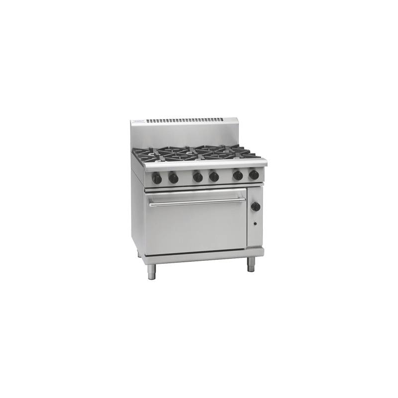 Waldorf 800 Series RNL8610GC - 900mm Gas Range Convection Oven Low Back Version