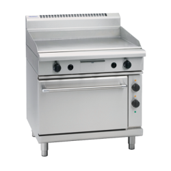 Waldorf 800 Series GPL8910E - 900mm Electric Griddle Static Oven Range Low Back Version