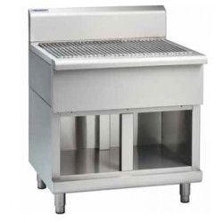 Waldorf 800 Series SF8120-CB - 1200mm Solid Fuel Grill - 215mm Splashback Version - Cabinet Base