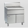 Waldorf 800 Series SF8600-CD - 600mm Solid Fuel Grill - 215mm Splashback Version - Cabinet Base with Doors