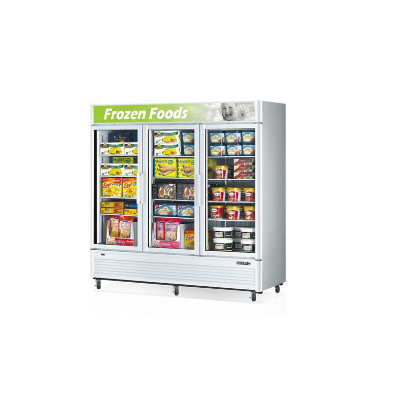 AONEMASTER GLASS DOOR MERCHANDISER SWING DOOR SGF-72 FREEZER