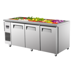 AONEMASTER SALAD SIDE PREP TABLE BUFFET SSR18-3 REFRIGERATOR