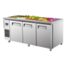 AONEMASTER SALAD SIDE PREP TABLE BUFFET SSR18-3 REFRIGERATOR