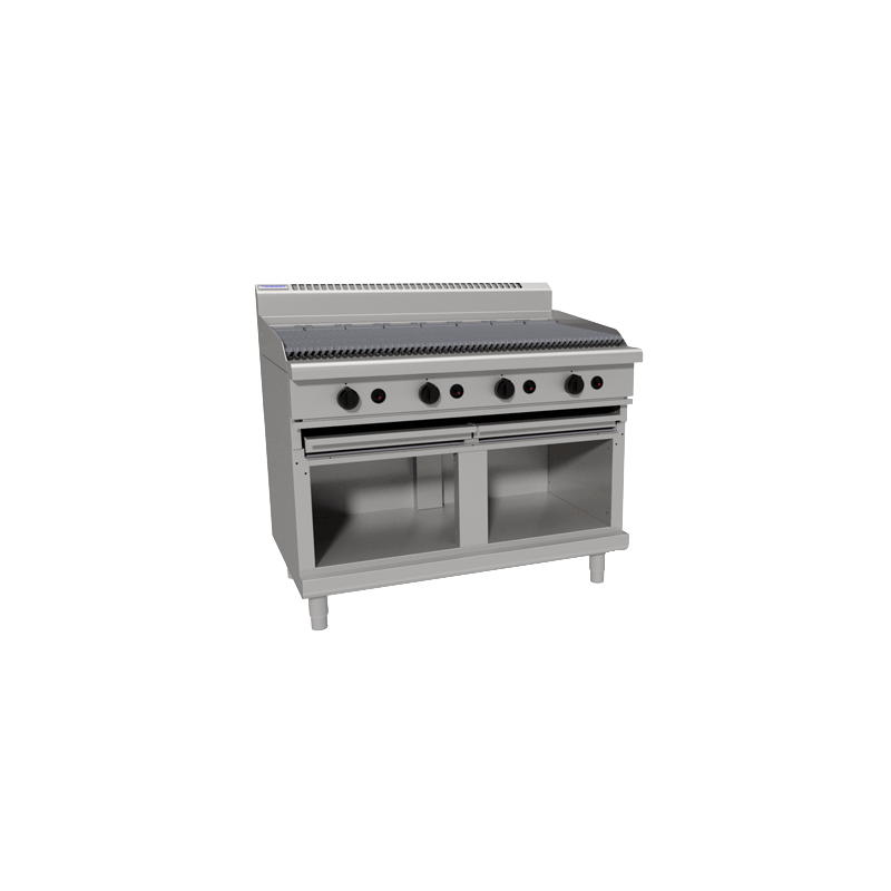 Waldorf 800 Series CH8120G-CB - 1200mm Gas Chargrill - Cabinet Base