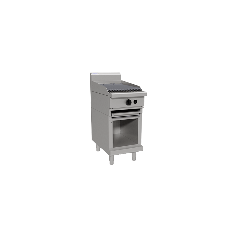 Waldorf 800 Series CHL8450G-CB - 450mm Gas Chargrill Low Back Version - Cabinet Base