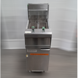 Used Frymaster MJ150-2 Split pan 25l deep fryer