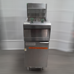 Used Frymaster MJ150-2 Split pan 25l deep fryer