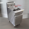 Used Waldorf FN8226G 800 Series - 450mm Split Pan Gas Fryer