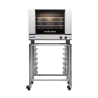 Turbofan E28M4 and SK2731 Stand - Full Size Tray Manual / Electric Convection Oven on a Stainless Steel Stand