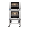 Turbofan E28M4/2 - Full Size Tray Manual Electric Convection Ovens Double Stacked