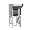 Turbofan E31D4 and SK2731 Stand -Full Size Tray Digital Electric Convection Oven on a Stainless Steel Stand