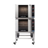 Turbofan E31D4/2C - Full Size Tray Digital Electric Convection Ovens Double Stacked With Castor Base Stand