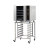 Turbofan E32D4 and SK32 Stand - Full Size Tray Digital Electric Convection Oven on a Stainless Steel Stand