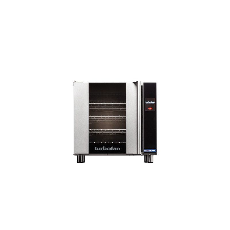 Turbofan E32T4 - Full Size Electric Convection Oven Touch Screen Control on a Stainless Steel Stand