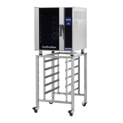 Turbofan E33T5 and SK33 Stand - Full Size Tray Touch Screen Electric Convection Oven On a Stainless Steel Stand