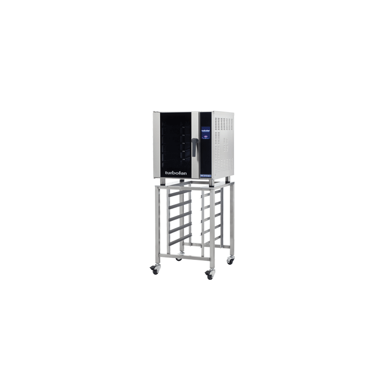 Turbofan E33T5 and SK33 Stand - Full Size Tray Touch Screen Electric Convection Oven On a Stainless Steel Stand