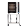 Turbofan E35D6-30 and SK35 - Full Size Digital / Electric Convection Oven on a Stainless Steel Stand