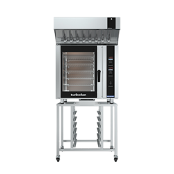 Turbofan E35D6-30 and SK35 - Full Size Digital / Electric Convection Oven on a Stainless Steel Stand