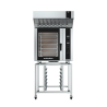 Turbofan E35D6-30 and SK35 - Full Size Digital / Electric Convection Oven on a Stainless Steel Stand